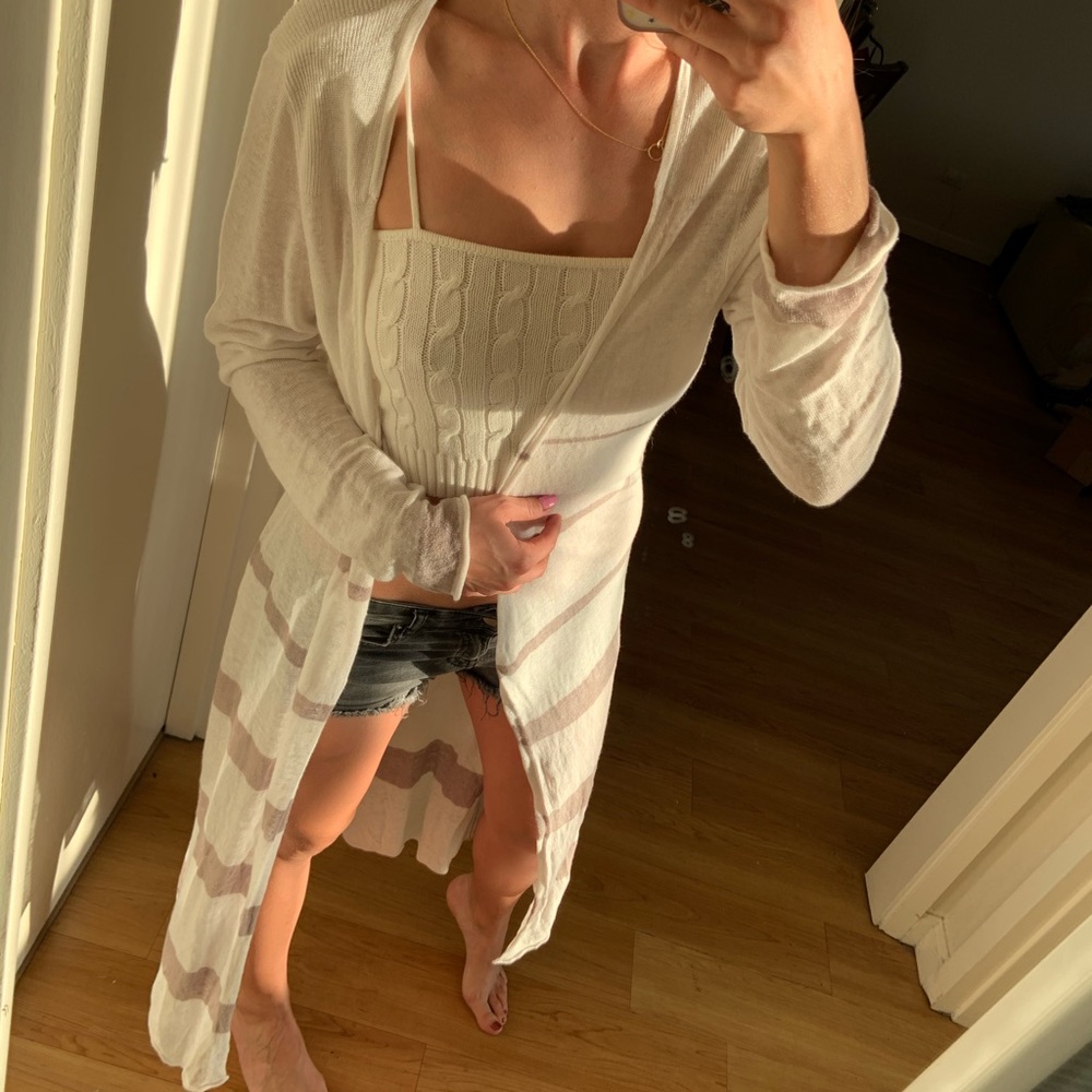 CAbi long sweater